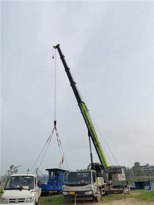 铁锋区桥梁建设吊装案例